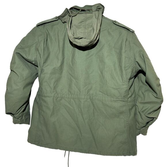Alpha Industries M-65 Field Jacket XL Reg OG107 Green w/ Liner Vietnam USGI EUC - Picture 6 of 16